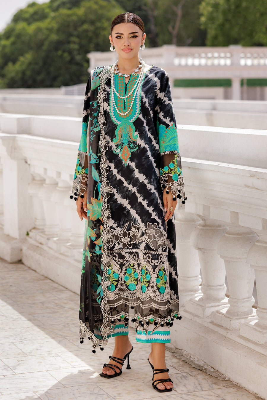 Charizma Aghaz e Nou Vol-02 Embroidered Lawn Unstitched 3Pc Suit AG6-03