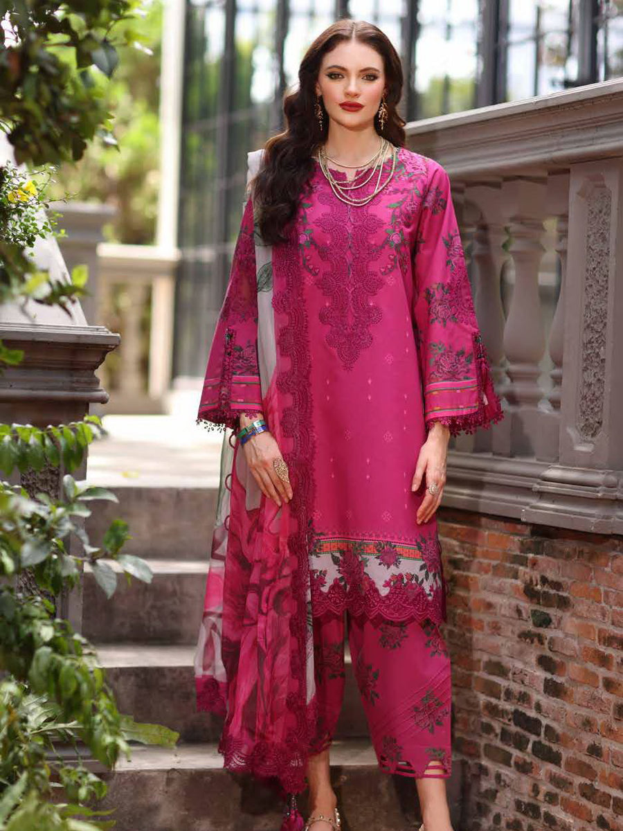 Charizma Aghaz e Nou Embroidered Lawn Unstitched 3Pc Suit AG6-05