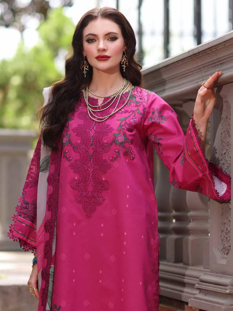 Charizma Aghaz e Nou Embroidered Lawn Unstitched 3Pc Suit AG6-05