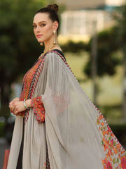 Charizma Aghaz e Nou Embroidered Lawn Unstitched 3Pc Suit AG6-06