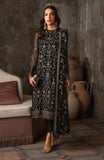 Zarif Emirah Luxury Embroidered Chiffon Unstitched 3Pc Suit ZEF 05 HOOR