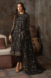 Zarif Emirah Luxury Embroidered Chiffon Unstitched 3Pc Suit ZEF 05 HOOR