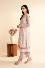 Xenia Formals Embroidered Chiffon Unstitched 3Pc Suit XF-966 AHITI