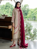 Faiza Faisal Dastaan Embroidered Khaddar Unstitched 3Pc Suit - AILEEN