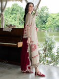 Faiza Faisal Dastaan Embroidered Khaddar Unstitched 3Pc Suit - AILEEN