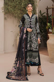 Neeshay Symphony Embroidered Luxury Lawn Unstitched 3Pc Suit - Celestial