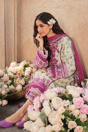 Zarposh Shalamar Embroidered Lawn Unstitched 3Pc Suit - Rozalia