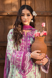 Zarposh Shalamar Embroidered Lawn Unstitched 3Pc Suit - Rozalia