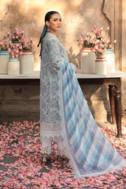 Zarposh Shalamar Embroidered Lawn Unstitched 3Pc Suit - Mahveer