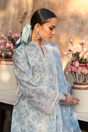 Zarposh Shalamar Embroidered Lawn Unstitched 3Pc Suit - Mahveer