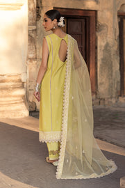 Zarposh Shalamar Embroidered Lawn Unstitched 3Pc Suit - Heer
