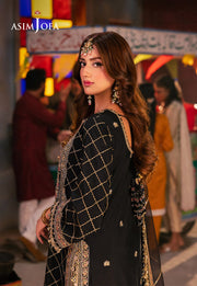 Chamkeeli by Asim Jofa Embroidered Twisted Silk Unstitched 3Pc Suit AJKK-02