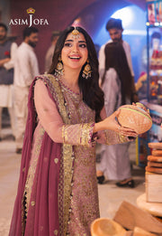 Chamkeeli by Asim Jofa Embroidered Chiffon Unstitched 3Pc Suit AJKK-04
