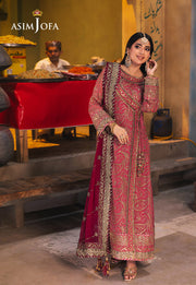 Chamkeeli by Asim Jofa Embroidered Chiffon Unstitched 3Pc Suit AJKK-05