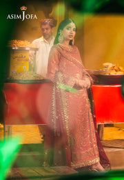 Chamkeeli by Asim Jofa Embroidered Chiffon Unstitched 3Pc Suit AJKK-05