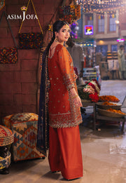 Chamkeeli by Asim Jofa Embroidered Chiffon Unstitched 3Pc Suit AJKK-10