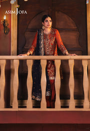 Chamkeeli by Asim Jofa Embroidered Chiffon Unstitched 3Pc Suit AJKK-10