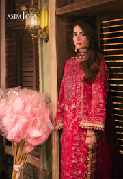 Chamkeeli by Asim Jofa Embroidered Chiffon Unstitched 3Pc Suit AJKK-11