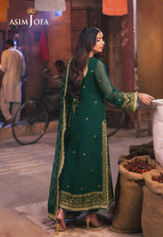 Chamkeeli by Asim Jofa Embroidered Twisted Silk Unstitched 3Pc Suit AJKK-22