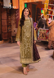 Chamkeeli by Asim Jofa Embroidered Chiffon Unstitched 3Pc Suit AJKK-23
