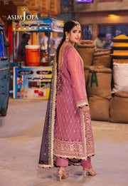 Chamkeeli by Asim Jofa Embroidered Chiffon Unstitched 3Pc Suit AJKK-24