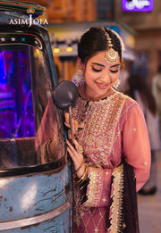 Chamkeeli by Asim Jofa Embroidered Chiffon Unstitched 3Pc Suit AJKK-24