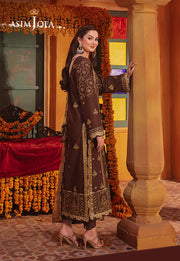 Chamkeeli by Asim Jofa Embroidered Twisted Silk Unstitched 3Pc Suit AJKK-26