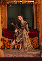 Chamkeeli by Asim Jofa Embroidered Twisted Silk Unstitched 3Pc Suit AJKK-26
