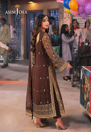 Chamkeeli by Asim Jofa Embroidered Chiffon Unstitched 3Pc Suit AJKK-30