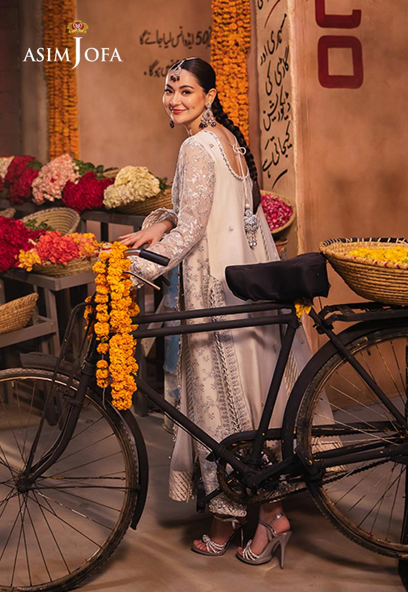 Chamkeeli by Asim Jofa Embroidered Chiffon Unstitched 3Pc Suit AJKK-06