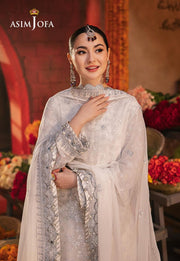 Chamkeeli by Asim Jofa Embroidered Chiffon Unstitched 3Pc Suit AJKK-06