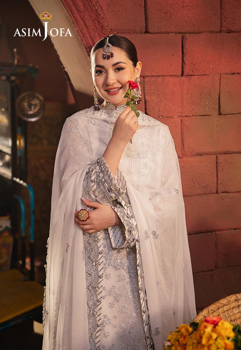 Chamkeeli by Asim Jofa Embroidered Chiffon Unstitched 3Pc Suit AJKK-06