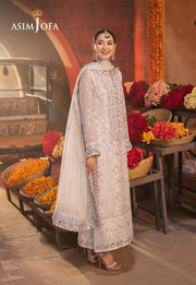 Chamkeeli by Asim Jofa Embroidered Chiffon Unstitched 3Pc Suit AJKK-06
