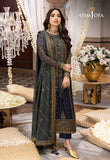 Shehnai by Asim Jofa Embroidered Chiffon Unstitched 3Pc Suit AJSH-12