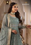 Shehnai by Asim Jofa Embroidered Net Unstitched 3Pc Suit AJSH-14