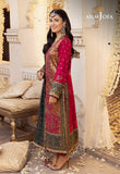 Shehnai by Asim Jofa Embroidered Raw Silk Unstitched 3Pc Suit AJSH-19