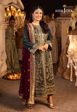 Shehnai by Asim Jofa Embroidered Raw Silk Unstitched 3Pc Suit AJSH-20