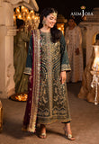 Shehnai by Asim Jofa Embroidered Raw Silk Unstitched 3Pc Suit AJSH-20