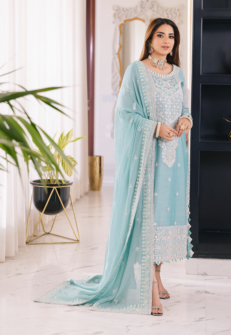 Asim Jofa Noorie Maahru Merub Unstitched Embroidered 3Pc Suit AJSM-29