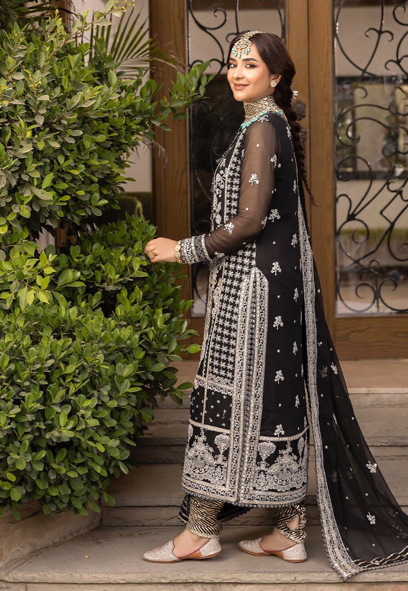 Asim Jofa Noorie Maahru Merub Unstitched Embroidered 3Pc Suit AJSM-34