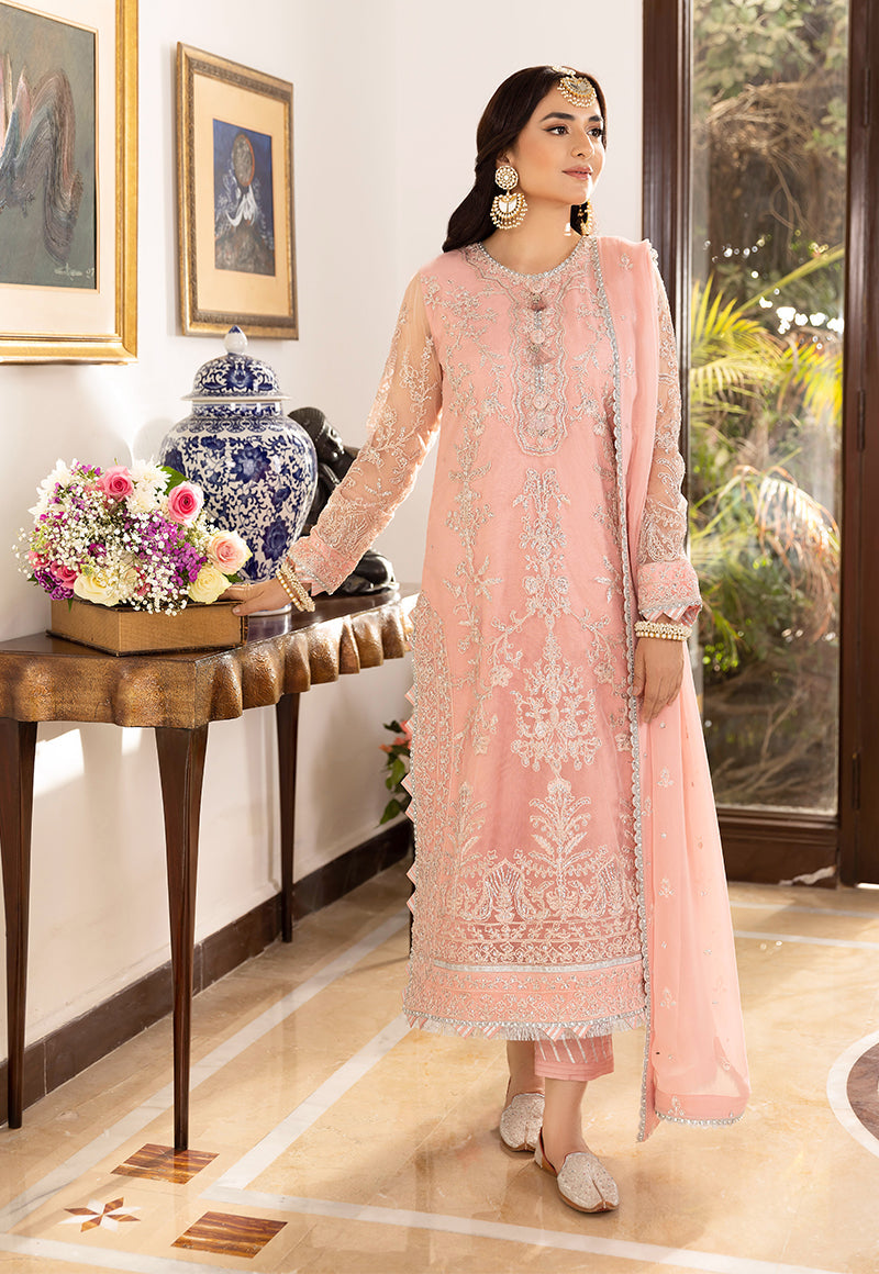 Asim Jofa Noorie Maahru Merub Unstitched Embroidered 3Pc Suit AJSM-36
