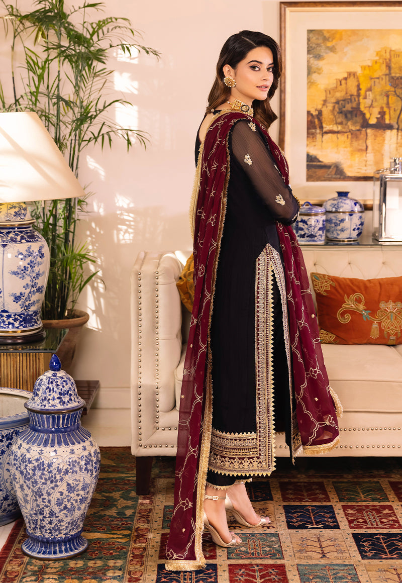 Asim Jofa Noorie Maahru Merub Unstitched Embroidered 3Pc Suit AJSM-37