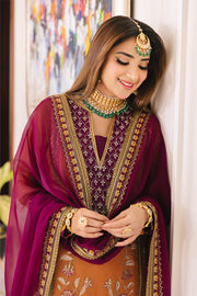 Asim Jofa Noorie Maahru Merub Unstitched Embroidered 3Pc Suit AJSM-38