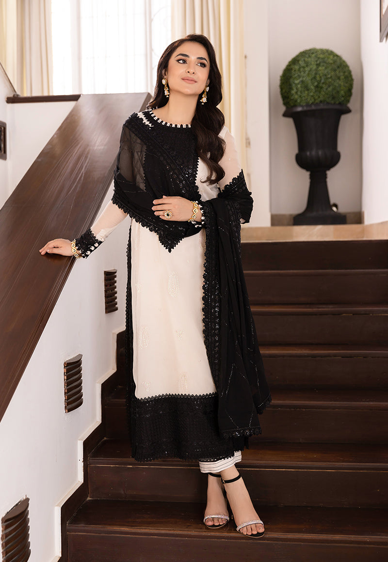 Asim Jofa Noorie Maahru Merub Unstitched Embroidered 3Pc Suit AJSM-39