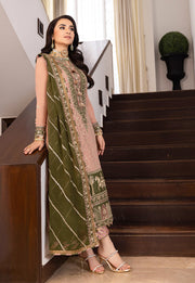 Asim Jofa Noorie Maahru Merub Unstitched Embroidered 3Pc Suit AJSM-40