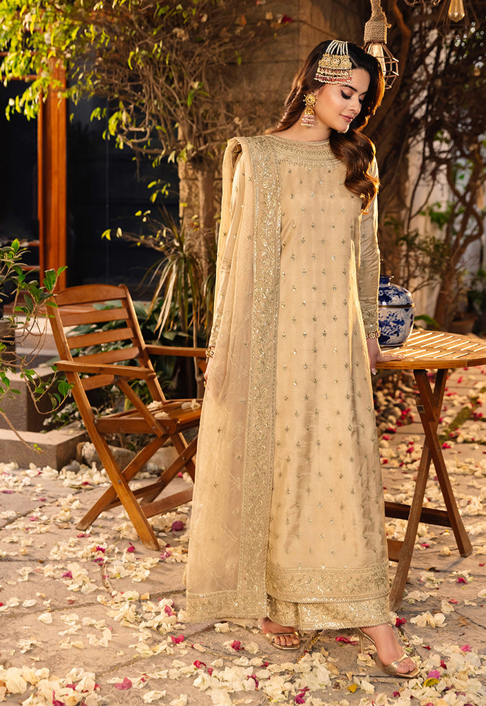 Asim Jofa Noorie Maahru Merub Unstitched Embroidered 3Pc Suit AJSM-45