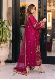 Asim Jofa Noorie Maahru Merub Unstitched Embroidered 3Pc Suit AJSM-46