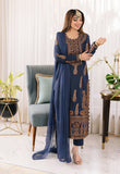 Asim Jofa Noorie Maahru Merub Unstitched Embroidered 3Pc Suit AJSM-49