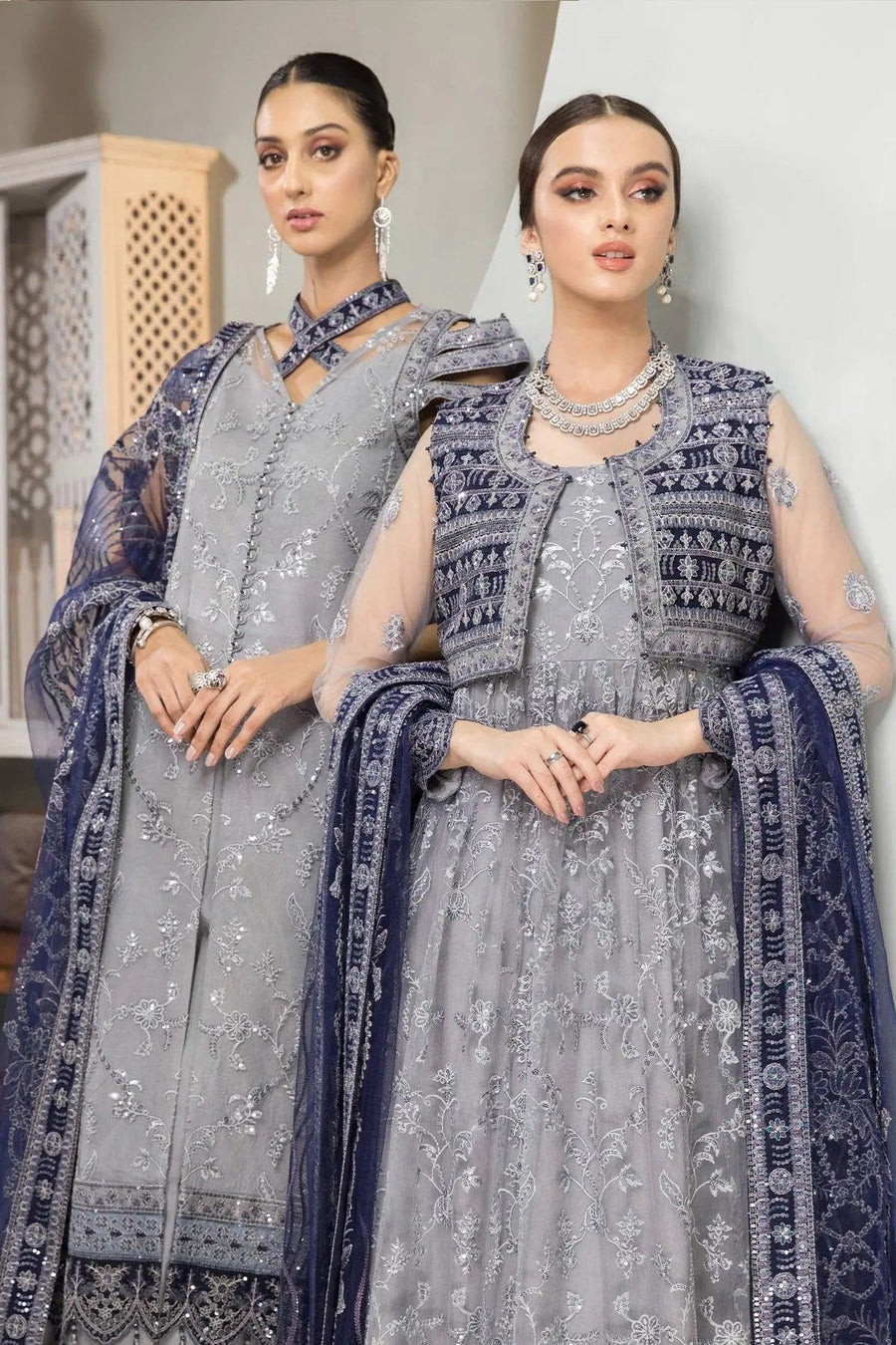 Alizeh Fashion Vasl-e-Meeras Unstitched Formal 3Pc Suit - 03 Aks