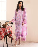 Afrozeh Printkari Unstitched Embroidered Lawn 3Pc Suit AL-23-V4-08 Blossom Bliss